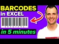 How to Create Barcode in Excel using Barcode Font for Excel