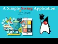 Simple Java Swing Application Java Object Oriented Concepts Session-22