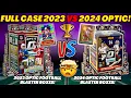 SEALED CASE PRODUCT BATTLE 2023 2024 OPTIC FOOTBALL BLASTER BOX CASE BATTLE