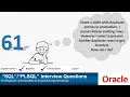 Oracle PL SQL interview question oracle constraint with DEFERRABLE NOVALIDATE option