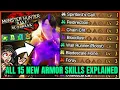 ALL 15 INSANE New Armor Skills in Sunbreak Breakdown Showcase - Monster Hunter Rise Sunbreak