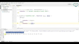 Node js Reading Files Asynchronously Part-2