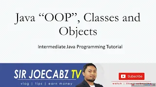 Java Programming Tutorial 16 - Java OOP Objects Classes