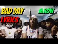 Download Lagu M Row - Bad Day (LYRICS VIDEO)