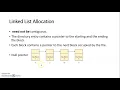 File Allocation Method 2 Operating Systems