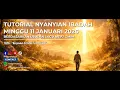 Lagu Tutorial Nyanyian Ibadah Minggu, 11 Januari 2026 Berdasarkan Usulan Lagu MTPJ GMIM