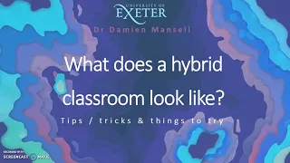 Hybrid teaching at Exeter University - GIS