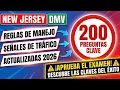 Listo para el Examen 200 Preguntas de Manejo New Jersey 2026