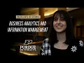 Major in Business Analytics Information Management at Purdue University s School of Business