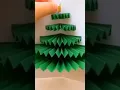 How to make a Christmas card paper craft simple and easy paper craft card making