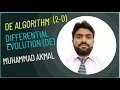 Differential evolution Algorithm Differential evolution DE 2-D Algorithm Mathematical solution