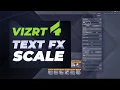 Vizrt 4 Text FX Scale Plugin Tutorial