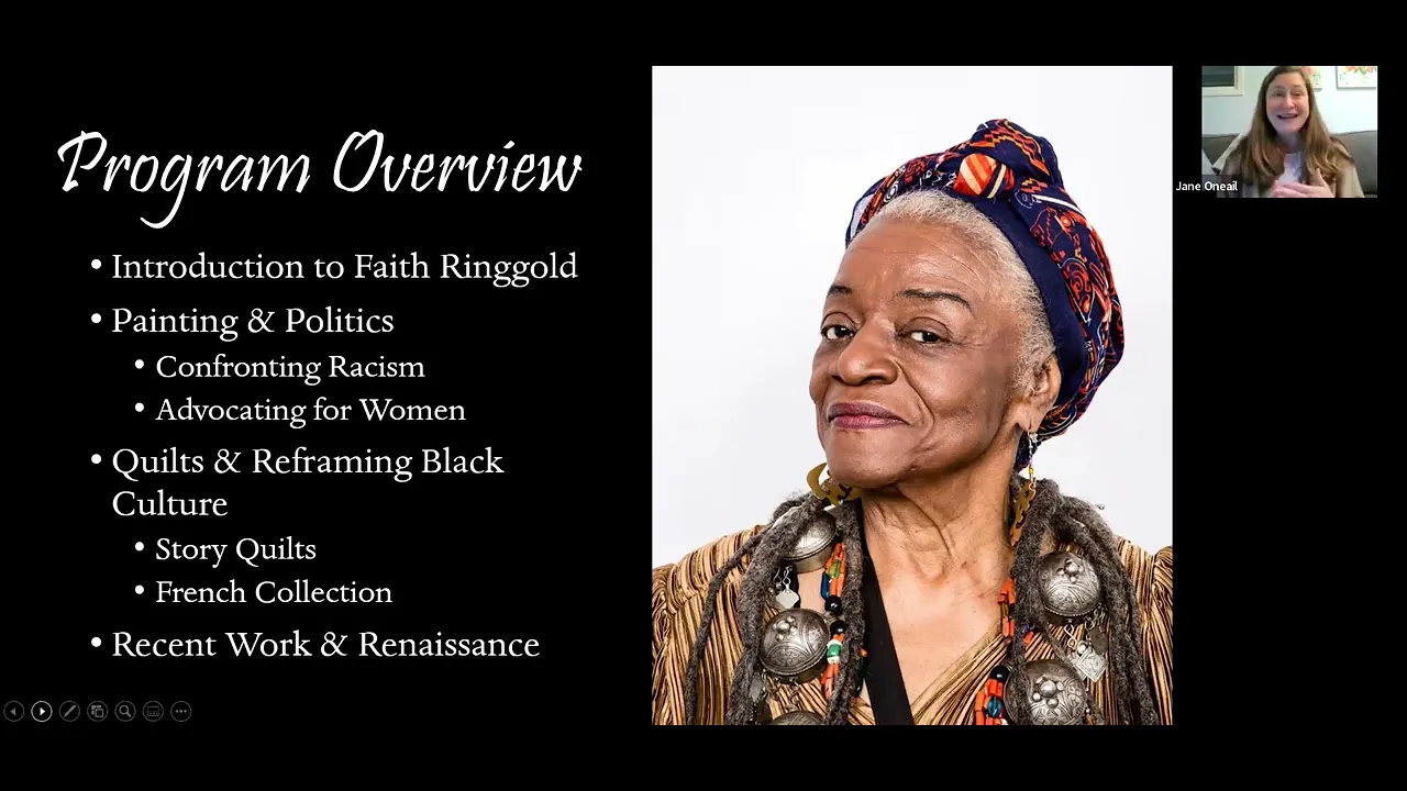 Faith Ringgold: Quilts, Paintings and Politics