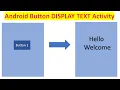 Android Studio Display Text On Button Click KOTLIN Based