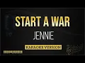Download Lagu JENNIE - start a war (Karaoke Version)