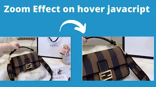 Zoom Effect - CSS and JavaScript JavaScript Product Image Zooming Effect