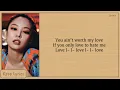BLACKPINK Love To Hate Me Lyrics