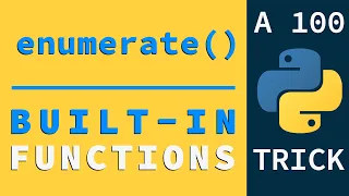 Get Index While Iterating Using enumerate Python Built-in Functions