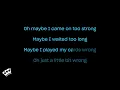 Ed Sheeran - Dive (Karaoke Version)
