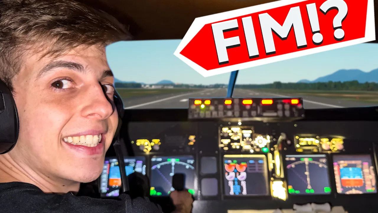 O ÚLTIMO VÍDEO DO AVIÃO