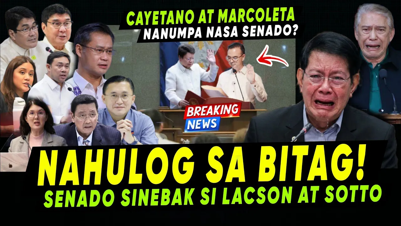 Outline Video MALAKING GUL0 TO! KU DETA sa SENAD0 NIYARE si SOTTO at LACS0N NAHUL0G sa BITAG ni MARCOLETA CAYETANO