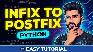 Convert Infix to Postfix Expression in Python Step-by-Step Tutorial Pritesh D Patel in Hindi
