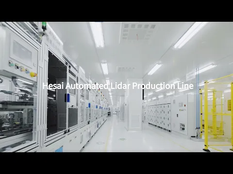 Produção em massa automatizada de LiDAR em um minuto