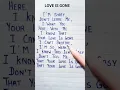 Download Lagu Love Is Gone - Dylan Matthew Slander song lyrics #loveisgone #dylanmatthewslander #lyrics