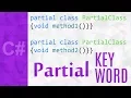 Partial Class in C C Partial Methods Classes Tutorial