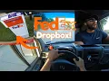 FEDEX DRIVER Picking up Drop boxes