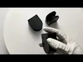 MATTE BLACK SQUARE GLASS CLAMP