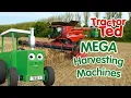 MEGA Harvesting Machines Big Machines Compilation Tractor Ted Clips Songs