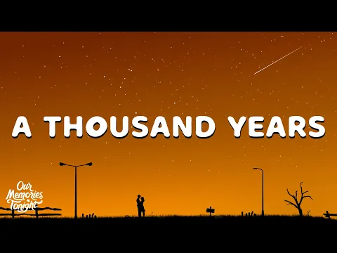 Video Thumbnail: Christina Perri - A Thousand Years (Lyrics)