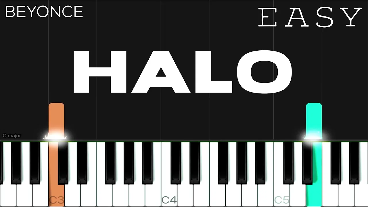 Beyoncé - Halo | EASY Piano Tutorial