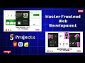 Build 5 Real World Projects in 3 Hours Full Frontend Projects HTML CSS JAVASCRIPT Tutorial