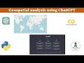 Using ChatGPT for Geospatial Analysis with Python