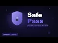SafePass Custom Password Generator Web App HTML CSS JavaScript