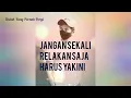 Download Lagu Untuk Yang Pernah Pergi ( Lirik ) Vicky Salamor