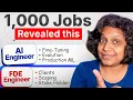 AI Engineer vs Forward Deployed Engineer Who Wins in 2026 I analyzed 1000 real AI Jobs for you