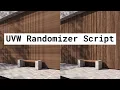 Python 3Ds Max Quick Vray UVW Randomizer Script Walkthrough
