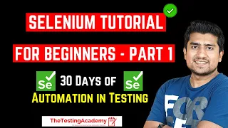 Selenium Tutorial for Beginner What is Selenium Day 3