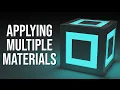 APPLYING MULTIPLE MATERIALS TO AN OBJECT - BLENDER BEGINNER TUTORIAL