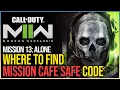 Alone Cafe Safe Code Call of Duty Modern Warfare 2 2022