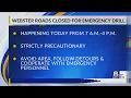 Webster emergency drill shuts down Publishers Parkway