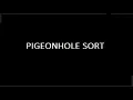 Pigeonhole sort algorithm visualization Data Structure and Algorithm E3 Learner