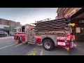 BRAND NEW FDNY Engine 307 and Ladder 154 responding from quarters in Jackson heights