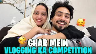 Saddu & Hasnain Ke Saath Full Masti, Family Time & Shuru Hua Vlogging Competition! @MrFaisu