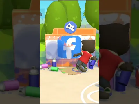 facebook graffiti - My Talking Tom Friends 2