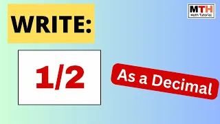 Write as a decimal
