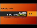 Fractions in Python With examples Advance